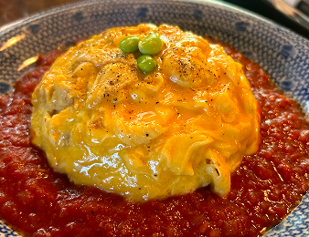 picture of omlet rice